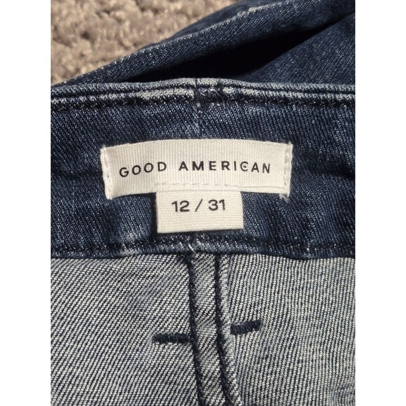 NWT Good American Jeans Good Legs High Rise Button Fly Women’s Size 12/31 - Picture 3 of 7
